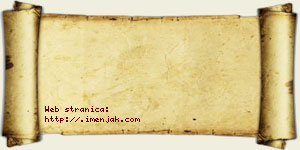 Jovana Stevančević vizit kartica